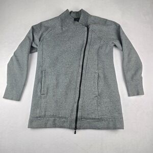 Lululemon Athletica Gray Heathered‎ Full Zip Jacket Cardigan Womens Size 10